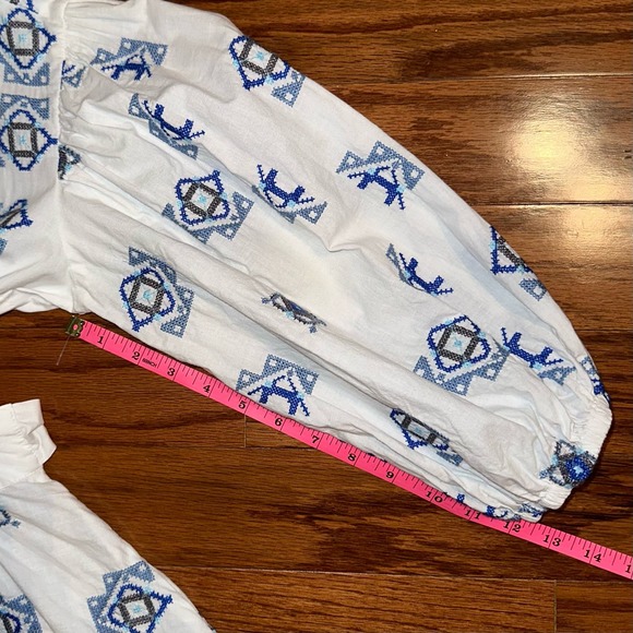 River Island Embroidered Mini Shirt Dress - Picture 15 of 16